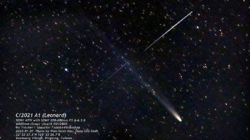 [ 今天近日點 ] 人客啊~ 這顆彗星 C/2021 A1 Leonard 大港先生從去年追到今年