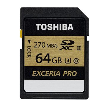oshiba EXCERIA Pro 64GB SDXC UHS-II 記憶卡