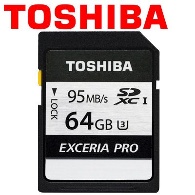 OSHIBA 64G 64GB 95MB/s EXCERIA PRO SD SDXC UHS-I U3 記憶卡