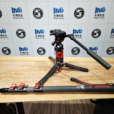 IFOOTAGE 印跡 CB3 C180F 碳纖維單腳架 含 Manfrotto Befree Live MVH400AH 油壓雲台