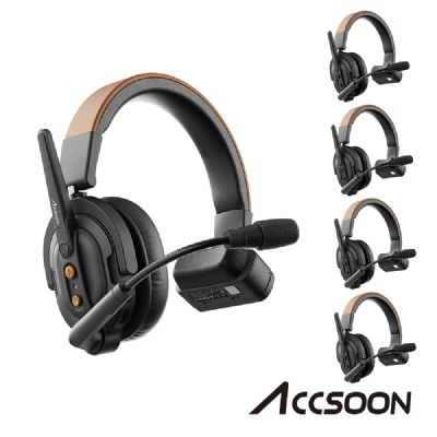 Accsoon CoMo SE版 1H4R 1主機 4子機 全雙工 intercom 無線對講耳機