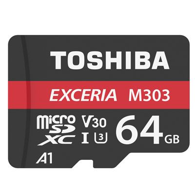 TOSHIBA M303 Micro SDXC UHS-I U3/V30/A1 64G 記憶卡