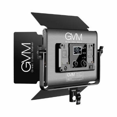 APP 無線控燈 GVM 880RS RGB平板燈 ( 雙燈雙架套組 )